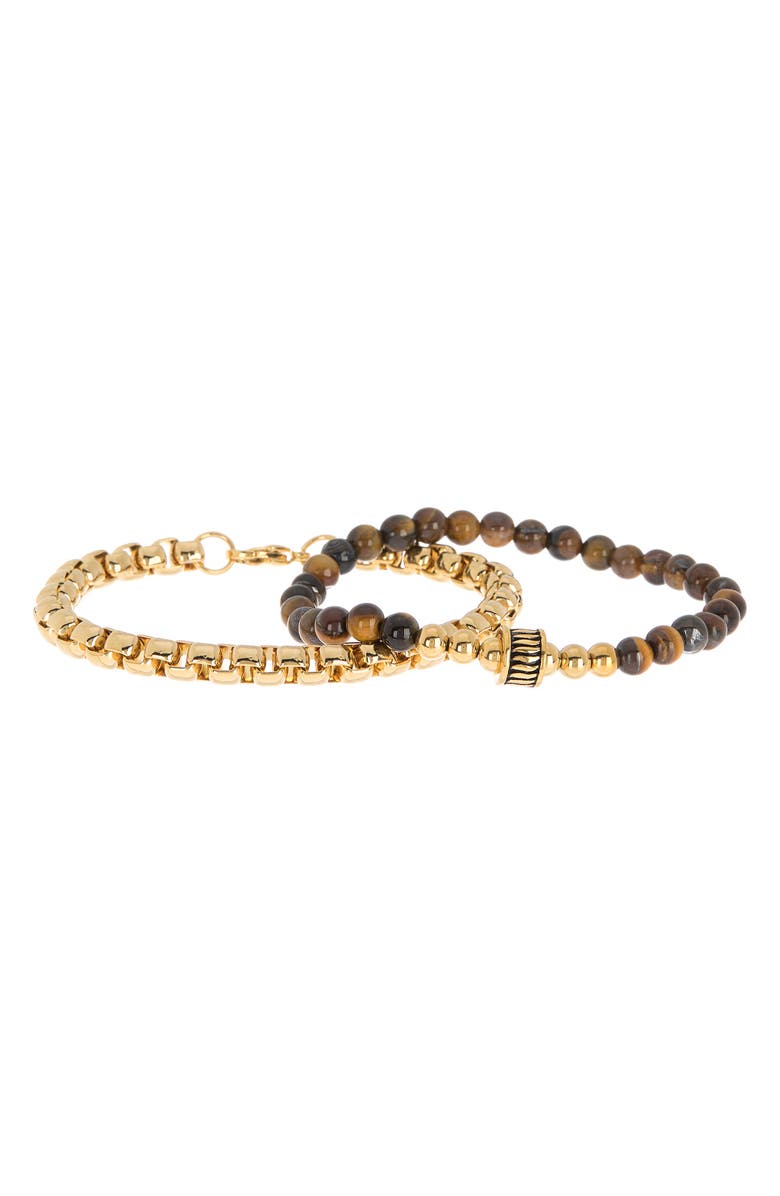HMY JEWELRY Beaded Bracelets - Set of 2, Alternate, color, 