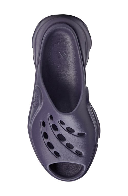 Adidas By Stella Mccartney Peep Toe Clog In Purple