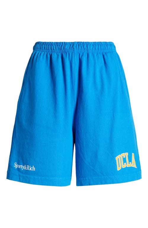 Sporty And Rich Sporty & Rich Ucla Ivy Fleece Graphic Gym Shorts
