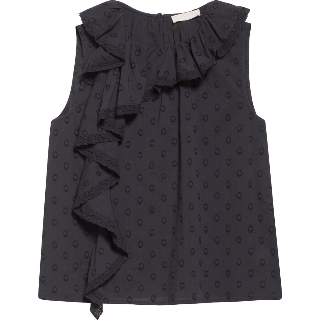 ULLA JOHNSON ULLA JOHNSON THALIA RUFFLE SLEEVELESS TOP