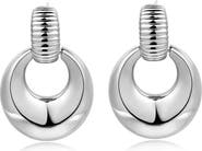 Luv AJ Remy Doorknocker Hoop Earrings