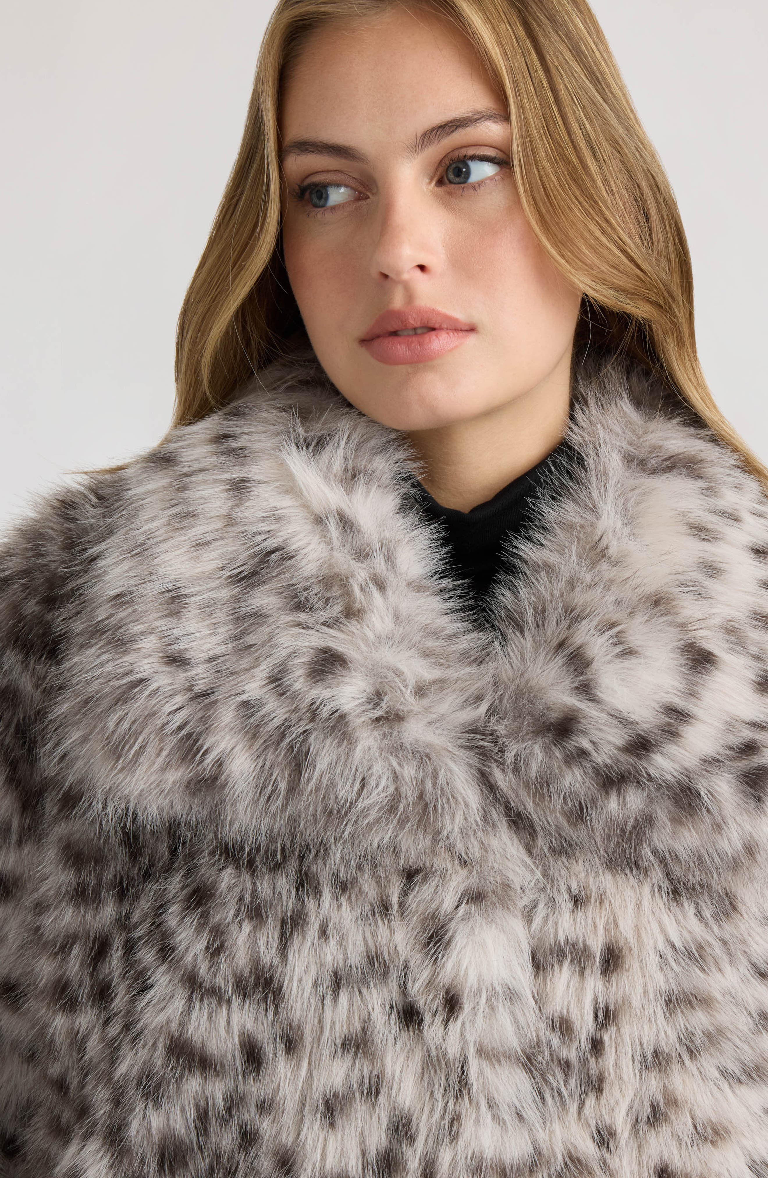 NVLT Faux Fur Crop Jacket (Women) | Nordstromrack