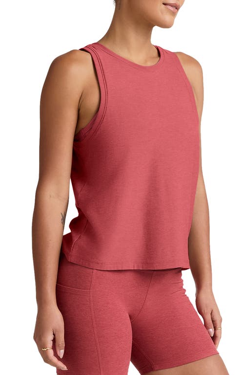 Beyond Yoga Featherweight Rebalance Tank In Red