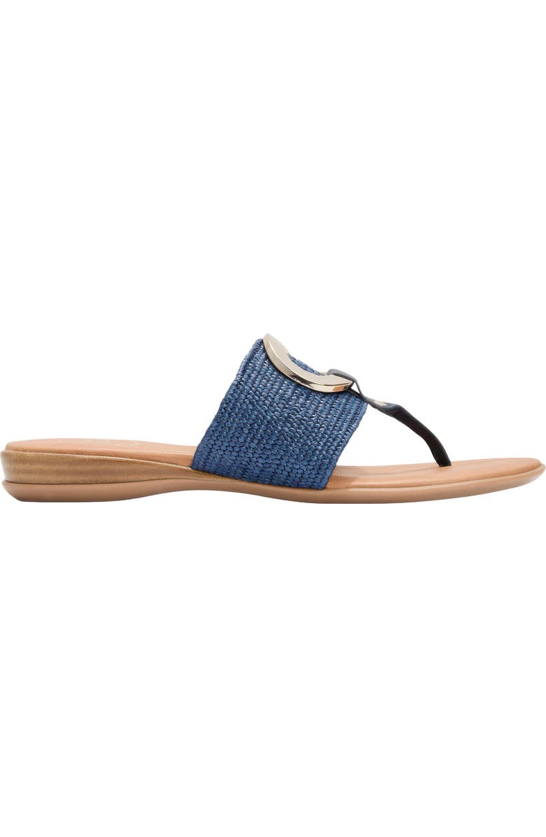 André Assous Nixi Slide Sandal, Alternate, color, Navy