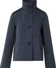 Akris punto Polka Dot Reversible Jacket