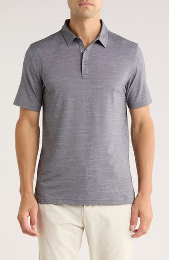 Travismathew Heathered Polo In Green