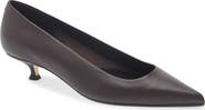 aeyde Cari Pointed Toe Kitten Heel Pump