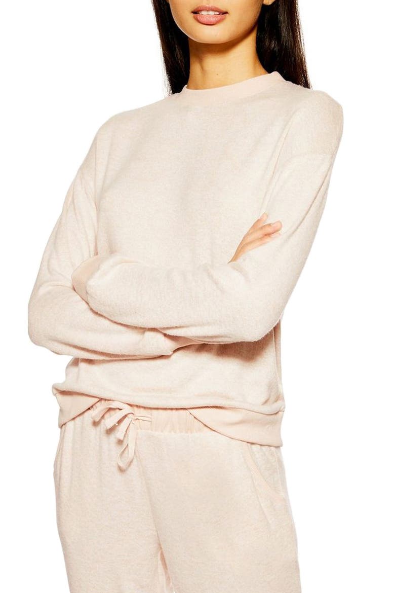 Supersoft Sweatshirt, Main, color, BLUSH