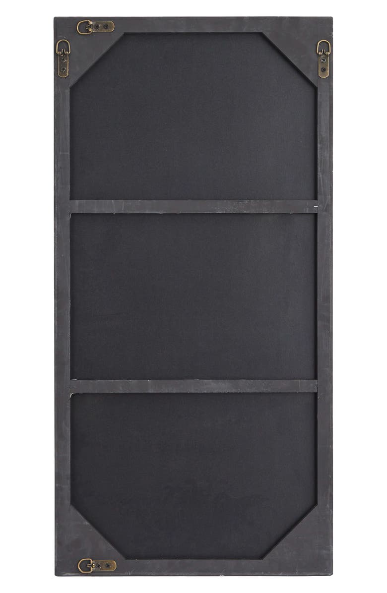 VIVIAN LUNE HOME Black Wood Rectangle Shaped Wall Mirror with Thin Minimalistic Frame - 18" x 36", Alternate, color,