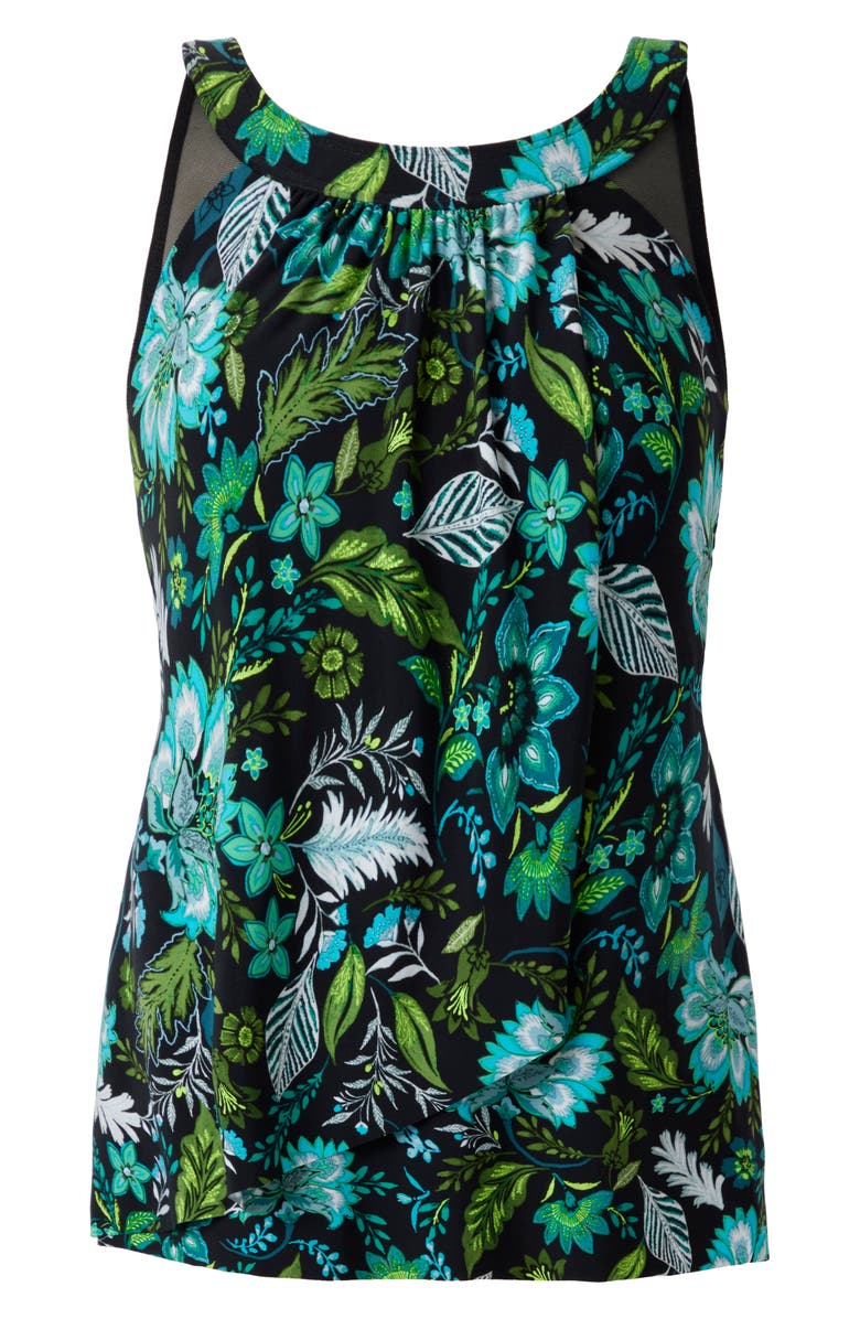 Miraclesuit<sup>®</sup> Florica Ursula Tankini Top, Alternate, color, Black Multi