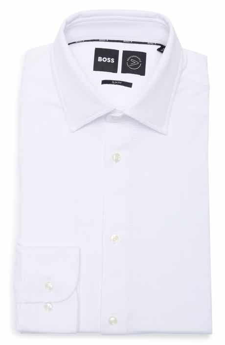 BOSS Hank Kent Slim Fit Performance Stretch Dress Shirt