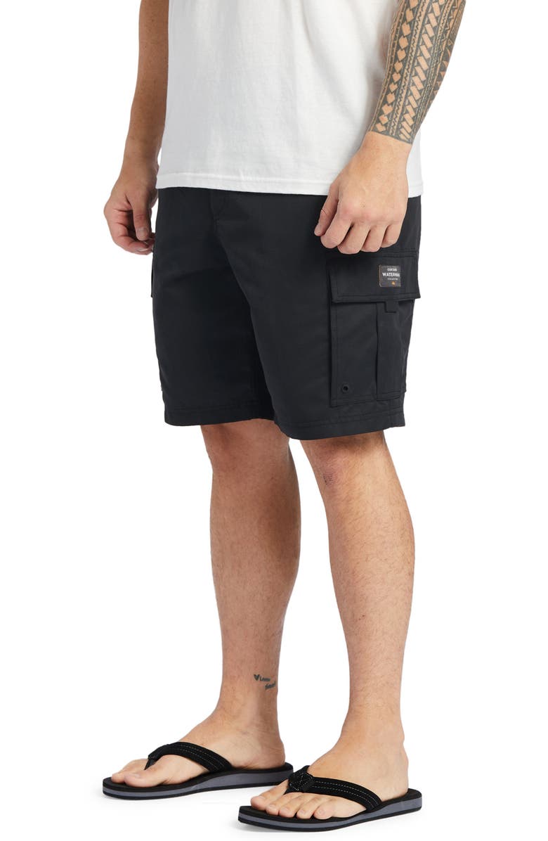 Quiksilver Maldive Atoll Board Shorts, Alternate, color, Black