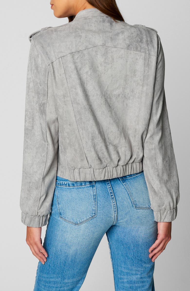 BLANKNYC Faux Suede Moto Bomber, Alternate, color,