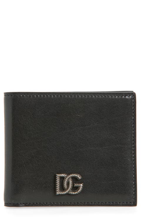 DG Logo Leather Bifold Wallet
