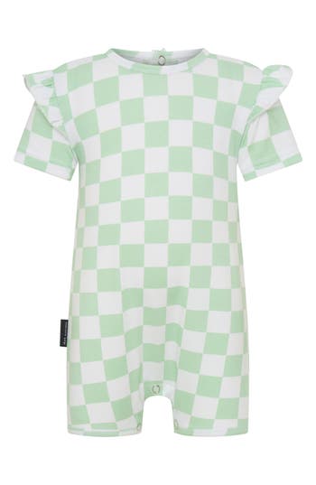 Dot Australia Check Frill Romper