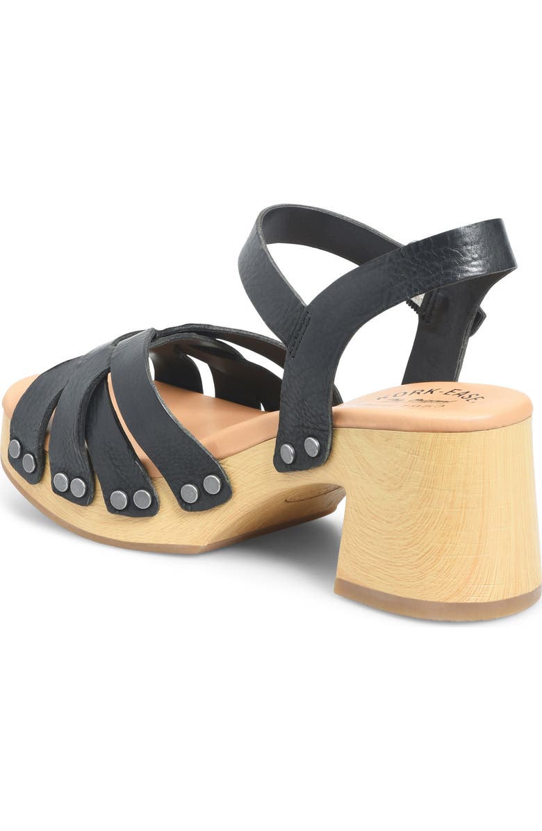Kork-Ease<sup>®</sup> Ester Platform Sandal, Alternate, color, Black Leather