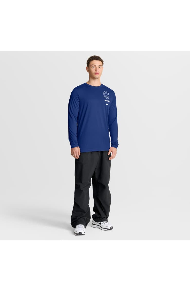 Nike Men's Nike Royal Chicago Cubs 2-Hit Legend Dri-FIT Long Sleeve T-Shirt, Alternate, color, Royal