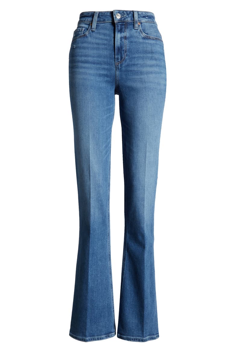 Laurel Canyon High Waist Flare Jeans, Alternate, color, ROCK SHOW DISTRESSED