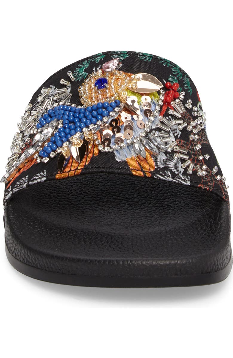 Steve Madden Sparkly Slide Sandal, Alternate, color,