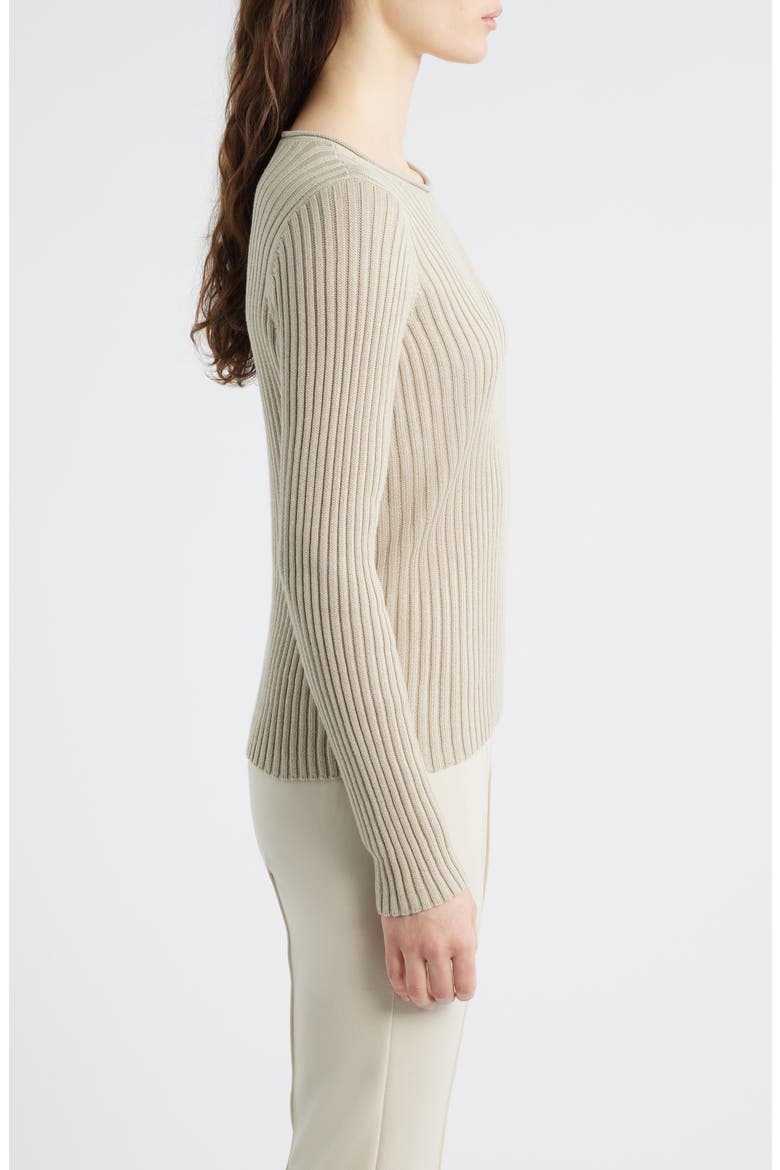 Rib Sweater, Alternate, color, PAPYRUS