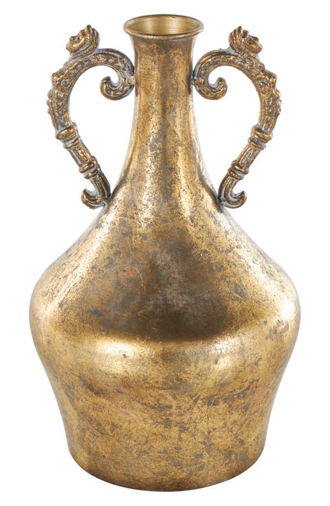 Golden Metal Vase