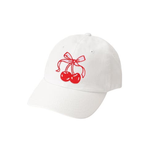 Cherry Bow Patch Baseball Hat (Toddler, Little Kid & Big Kid)