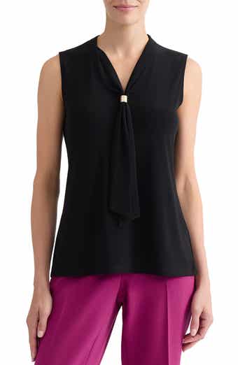 Tie Neck Sleeveless Top
