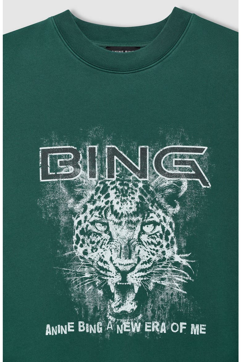 Miles Sweatshirt Leo Muse, Alternate, color, Deep Emerald