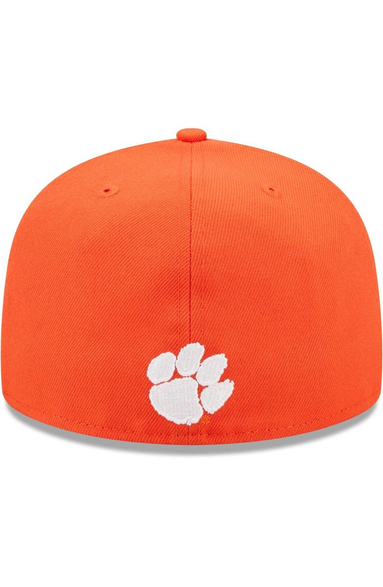 New Era Men's New Era Orange Clemson Tigers Script Original 59FIFTY Fitted Hat, Alternate, color, Orange