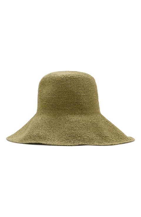 Straw Bucket Hat