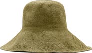 MANGO Straw Bucket Hat