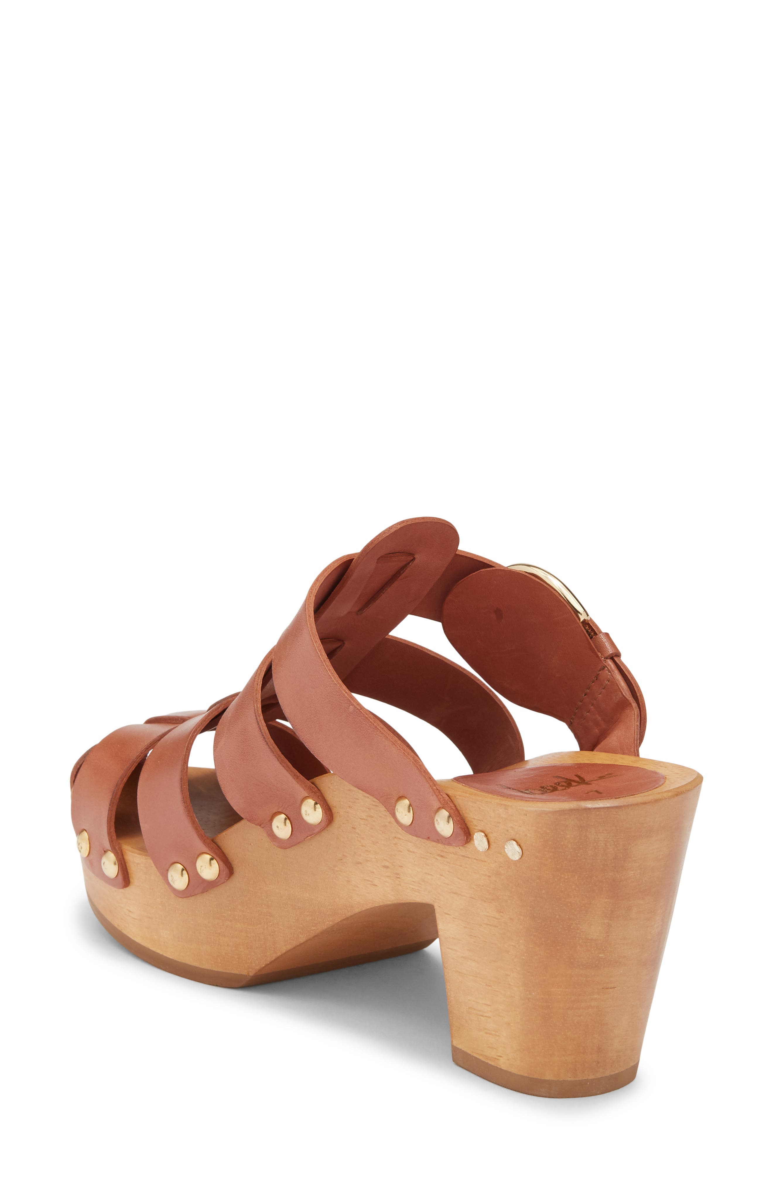 Beek Magpie Platform Sandal, Alternate, color, Cognac