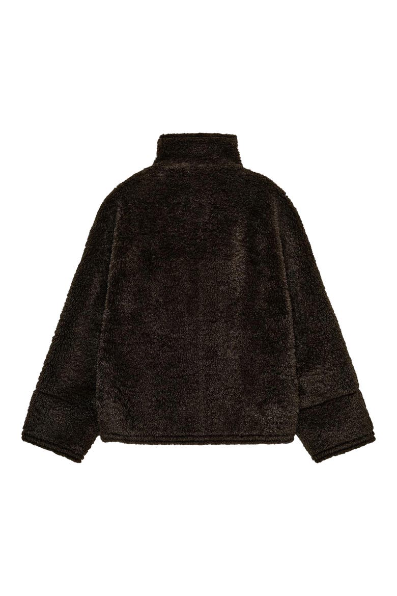 Jinni Faux Fur Jacket, Alternate, color, BROWN