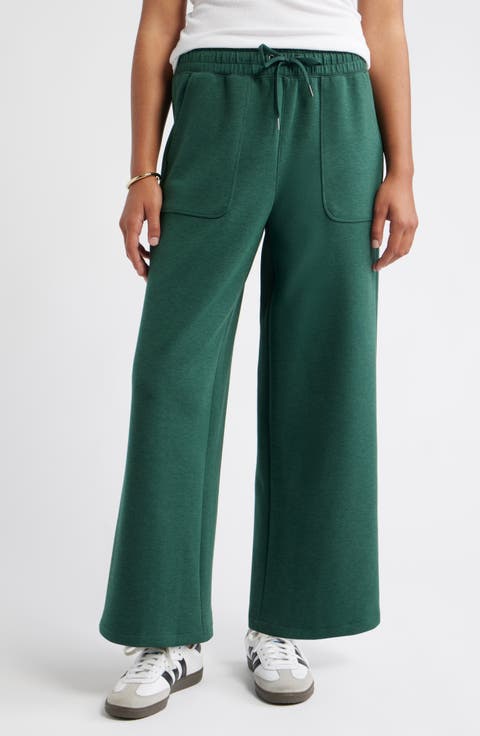 Patch Pocket Pull-On Relaxed Ankle Straight Leg Pants