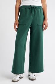 Caslon® Patch Pocket Pull-On Relaxed Ankle Straight Leg Pants