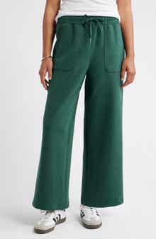 Caslon® Patch Pocket Pull-On Relaxed Ankle Straight Leg Pants