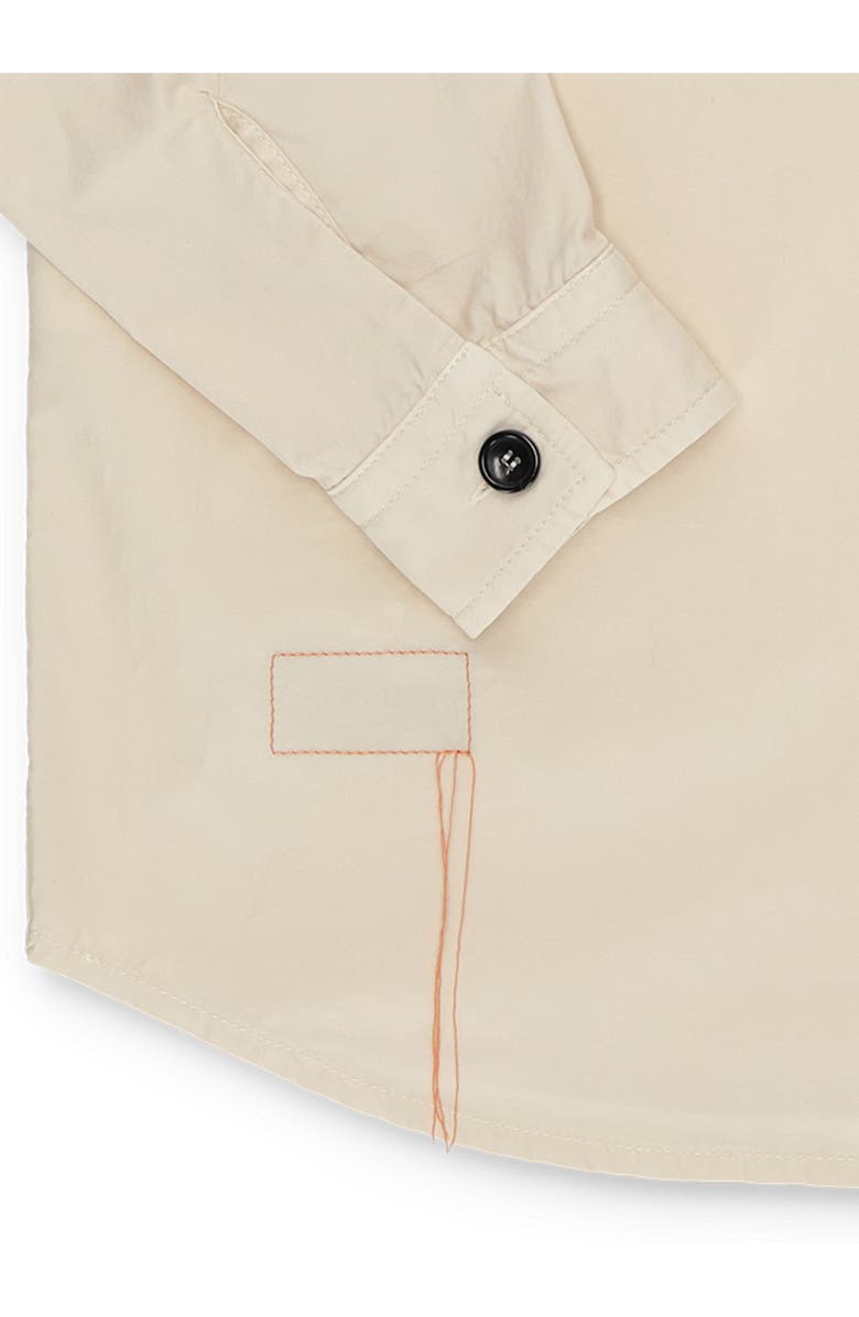 Fortela Kenny Twill Cotton Overshirt, Alternate, color, Milk