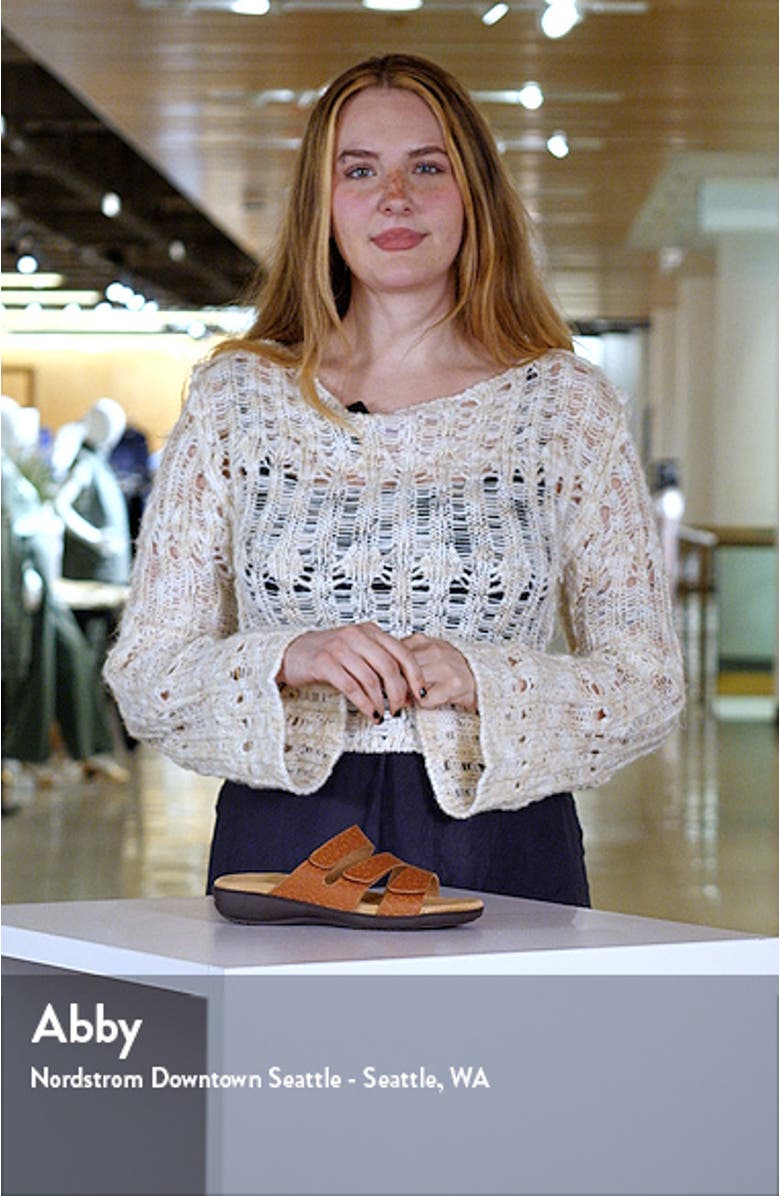 Rose Tool Slide Sandal, sales video thumbnail