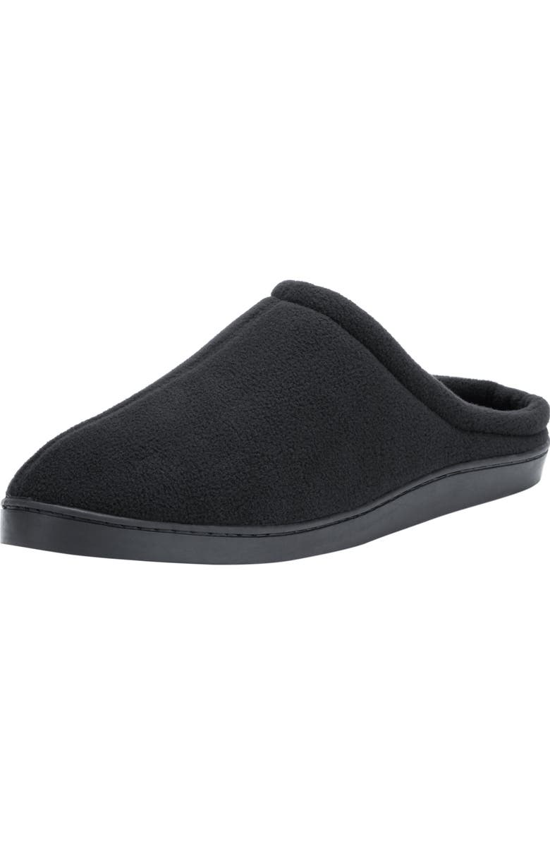 KingSize Fleece Clog Slippers, Main, color, Black