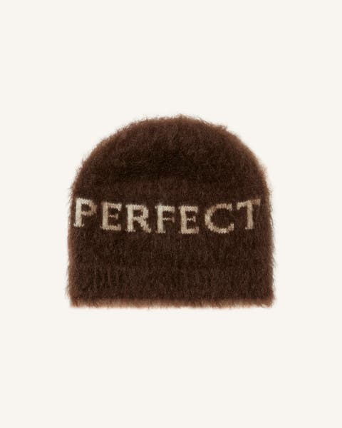 Mohair Blend Logo Beanie