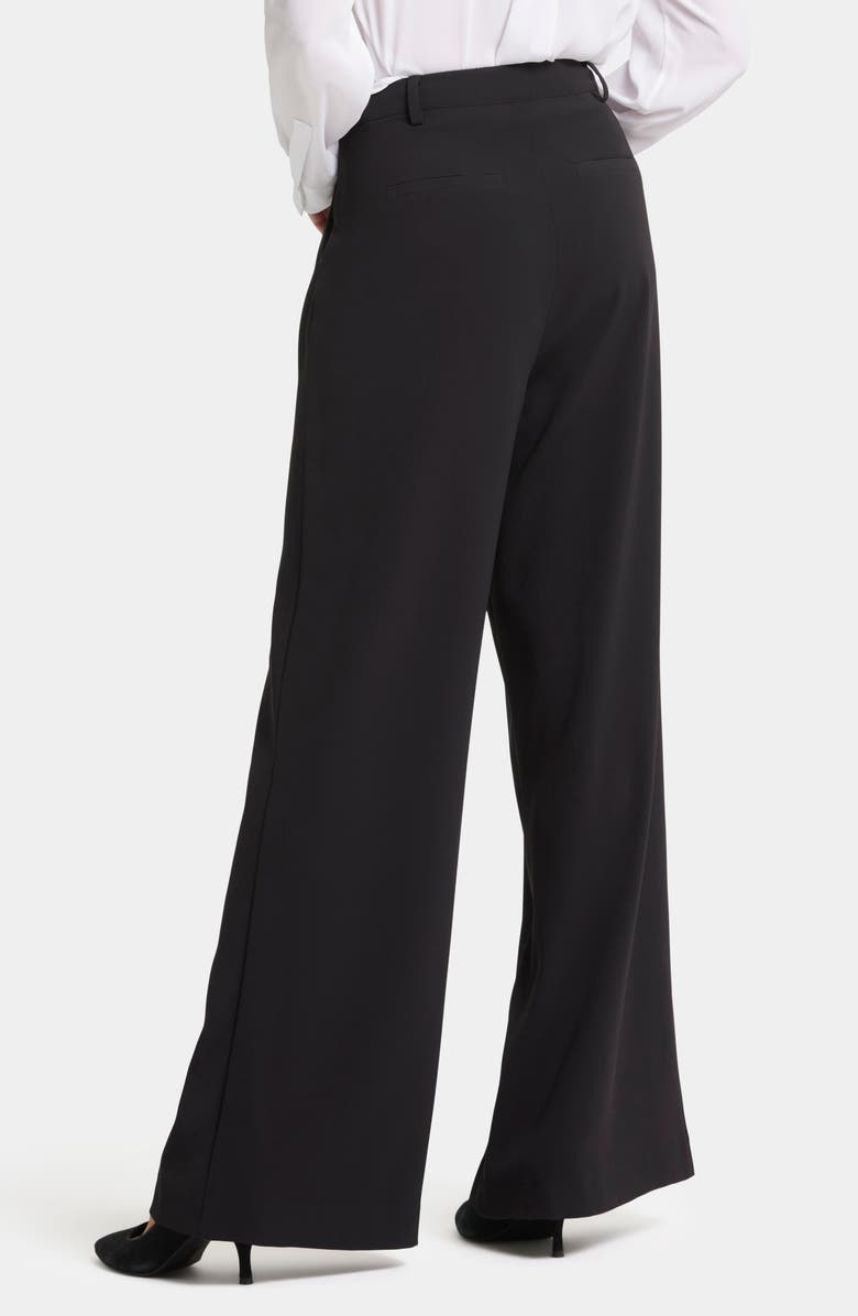 NYDJ High Waist Wide Leg Pants, Alternate, color, Black