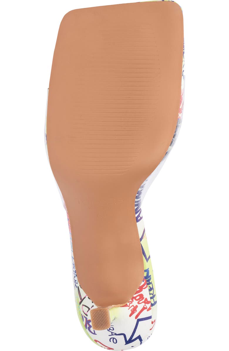 TORGEIS California Clear Strap Stiletto Sandal, Alternate, color, White