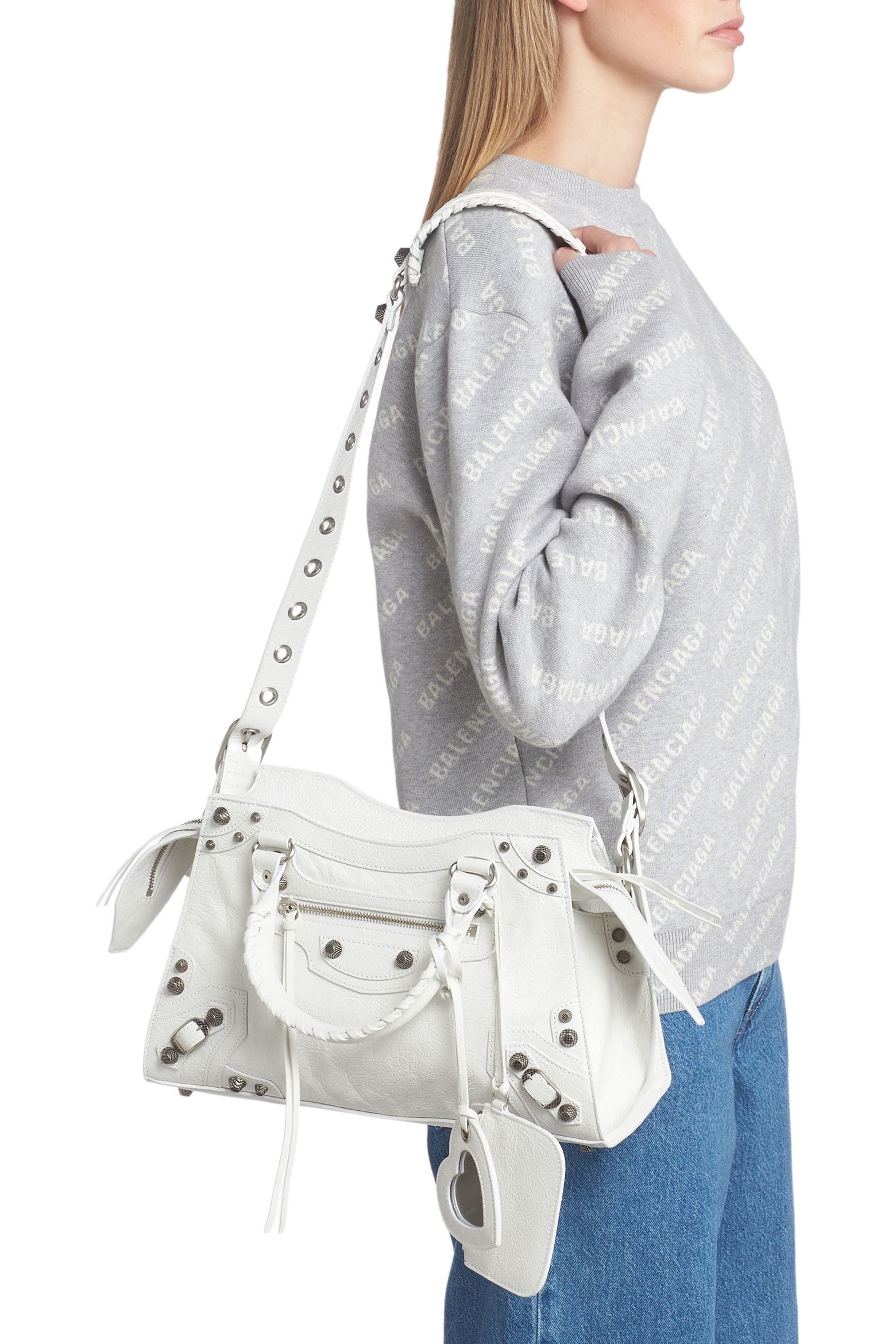2 Small Rack Balenciaga Small Neo Cagole Leather Shoulder Bag (Women) | Nordstromrack
