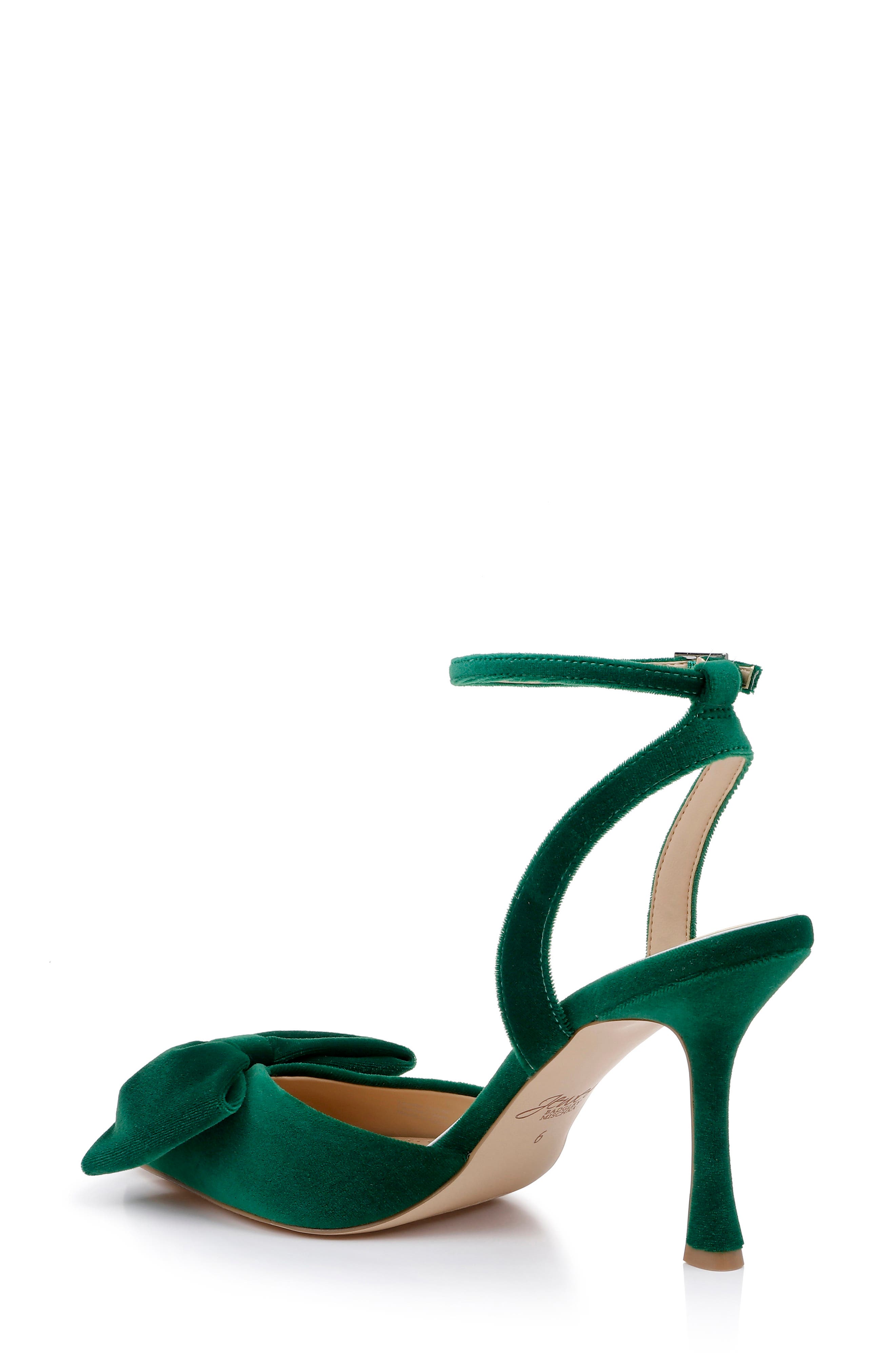 Yanna Pointed Toe Pump, Alternate, color, GREEN