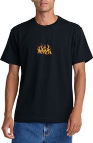 RVCA Spanky Fuego Cotton Graphic T-Shirt