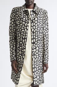 Carolina Herrera Leopard Print Coat