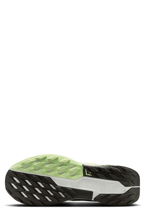 Shop Nike Reactx Pegasus Trail 5 Running Shoe In Silver/barely Volt/grey