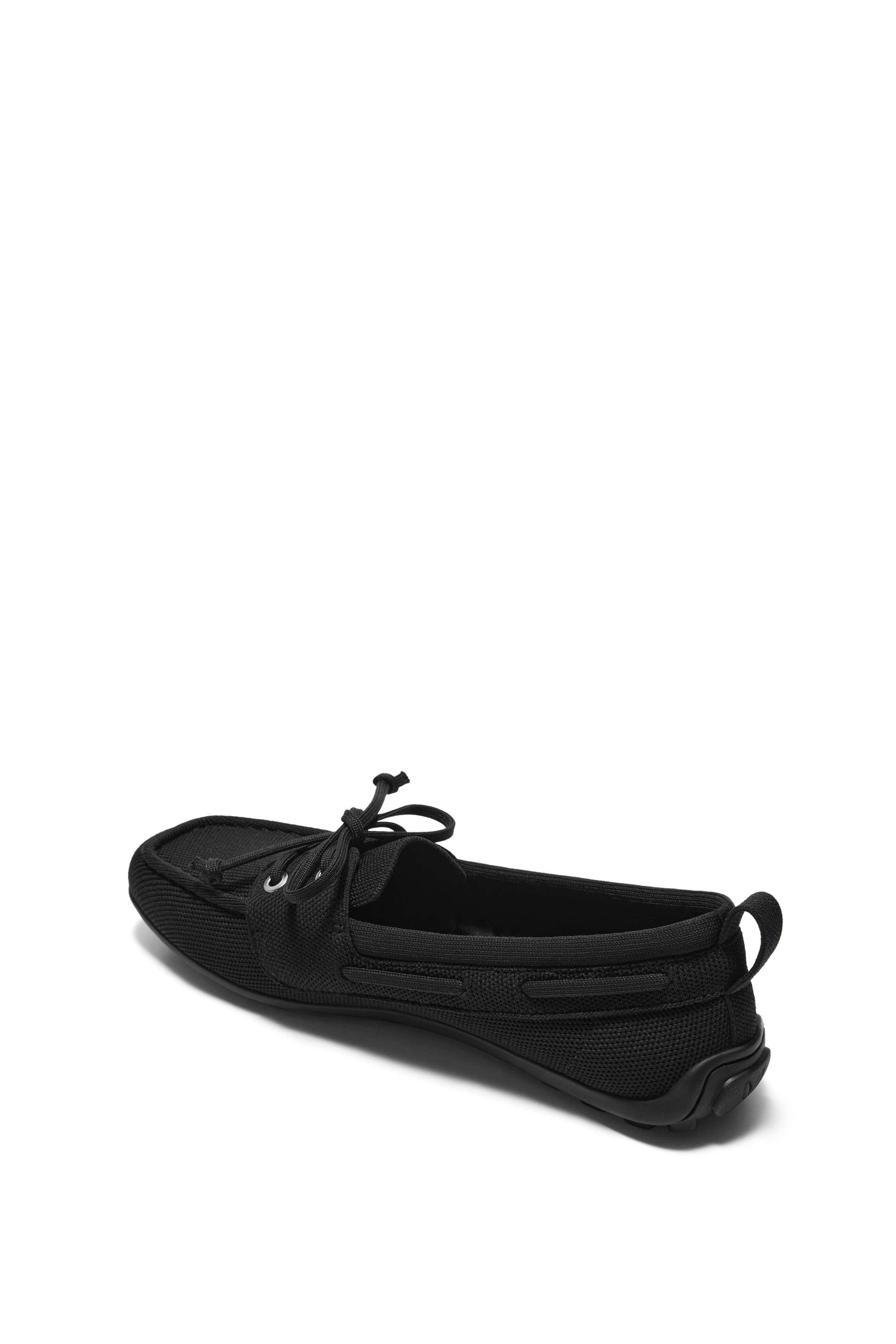 Jillian Square-Toe Casual Loafers, Alternate, color, BLACK