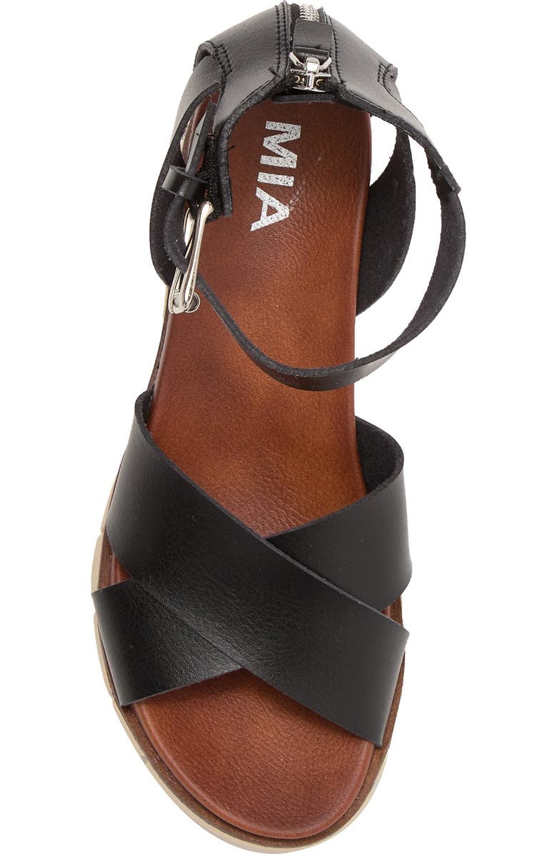 MIA Lauri Ankle Strap Platform Wedge Sandal, Alternate, color,