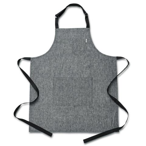 Linen Apron 32 x 27 in for Dining Table, Holiday and Everyday Table Decor - Classic Linen Apron